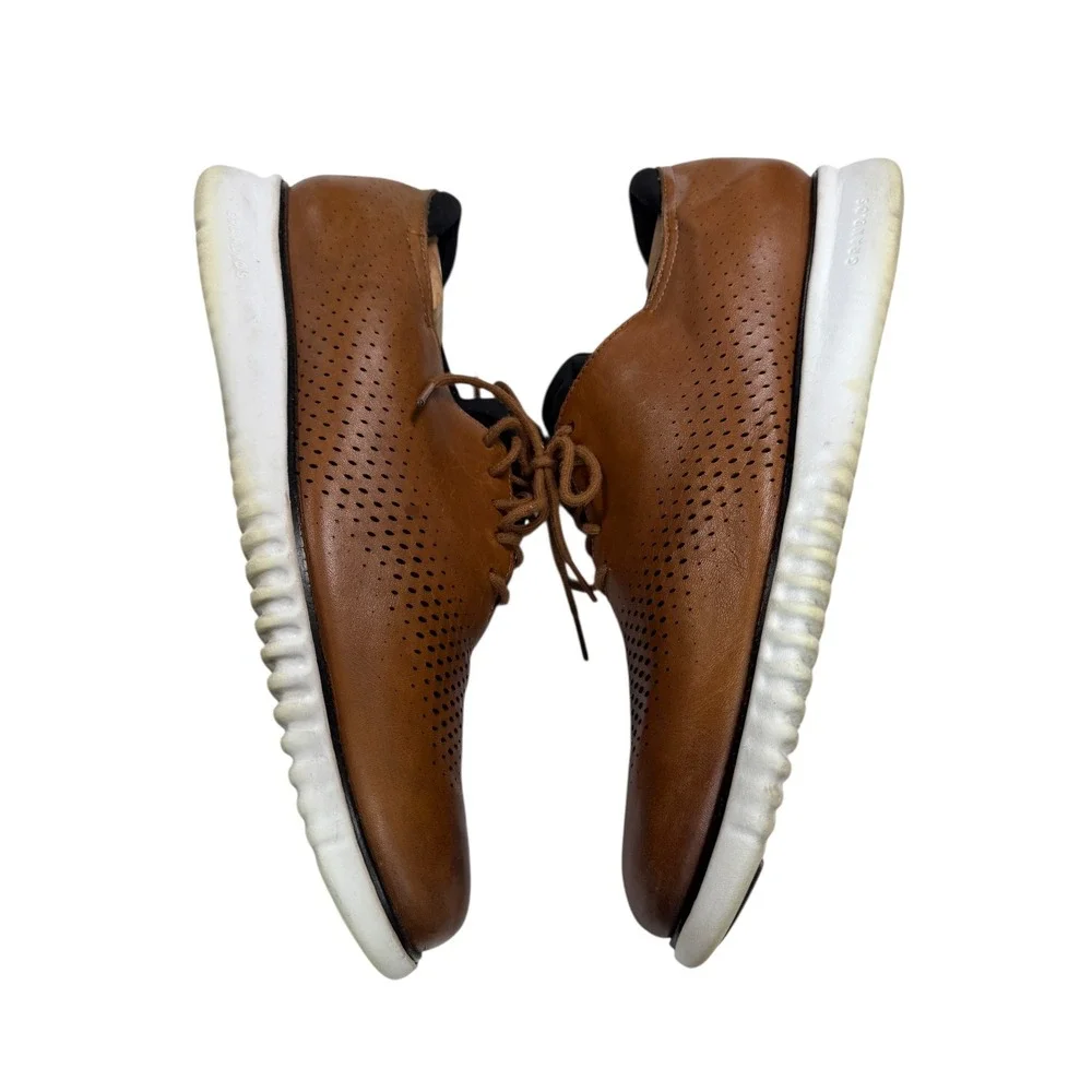 Cole‎ Haan Men's 2.ZERØGRAND Laser Wingtip Oxfords size 12 brown/tan